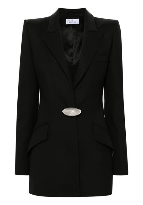 Black brooch-appliqué blazer Giuseppe di morabito - women